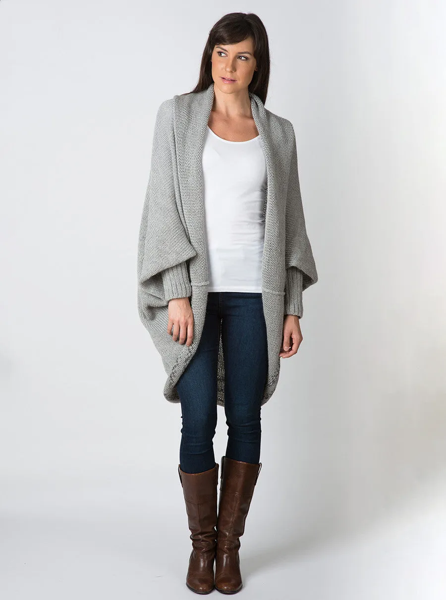 Alpaca Wool Blend Oversize Cardigan