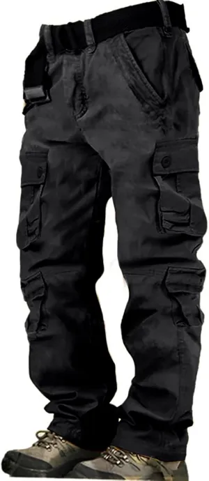 Cargo Pants for Men Outdoor Tactical Stretch Work Multi Pockets Ripstop Baggy Water Resistant Joggers