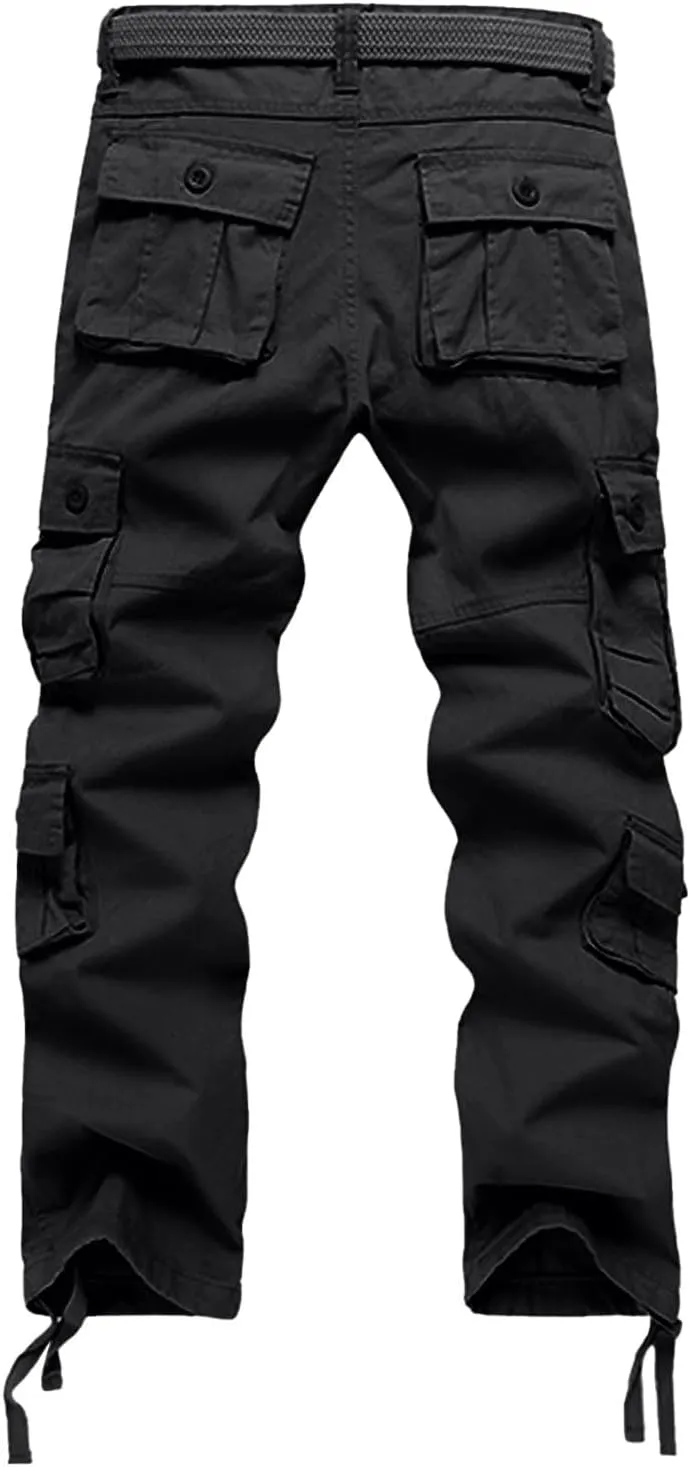 Cargo Pants for Men Outdoor Tactical Stretch Work Multi Pockets Ripstop Baggy Water Resistant Joggers