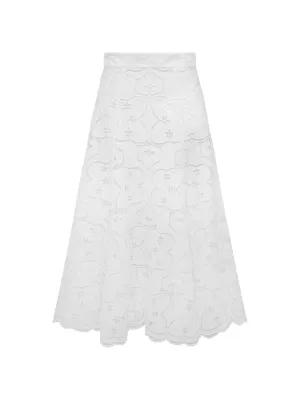 EP YAYING Vintage Lace Umbrella Skirt