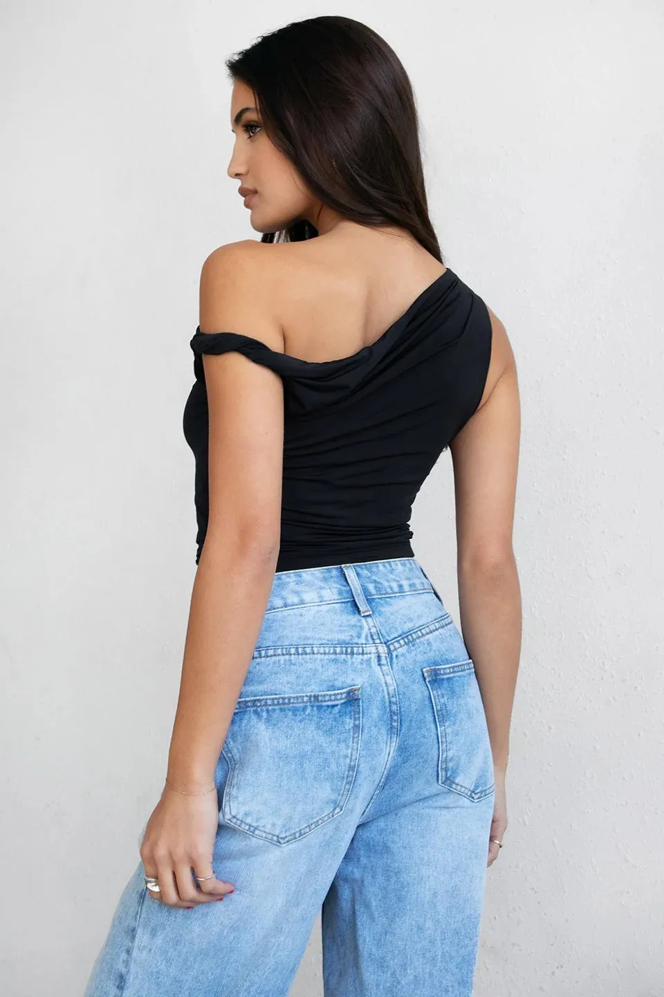 Jaime Light Weight One Shoulder Top