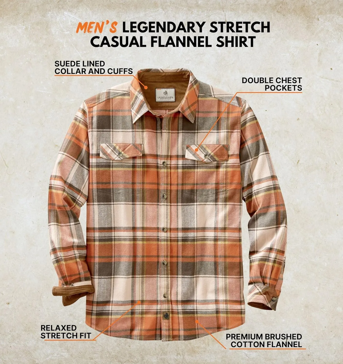 Legendary Whitetails Men's Legendary Flannel Shirt
