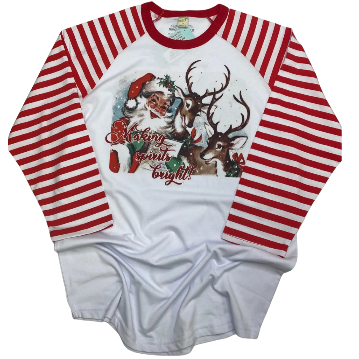Making Spirits Bright Raglan Tee
