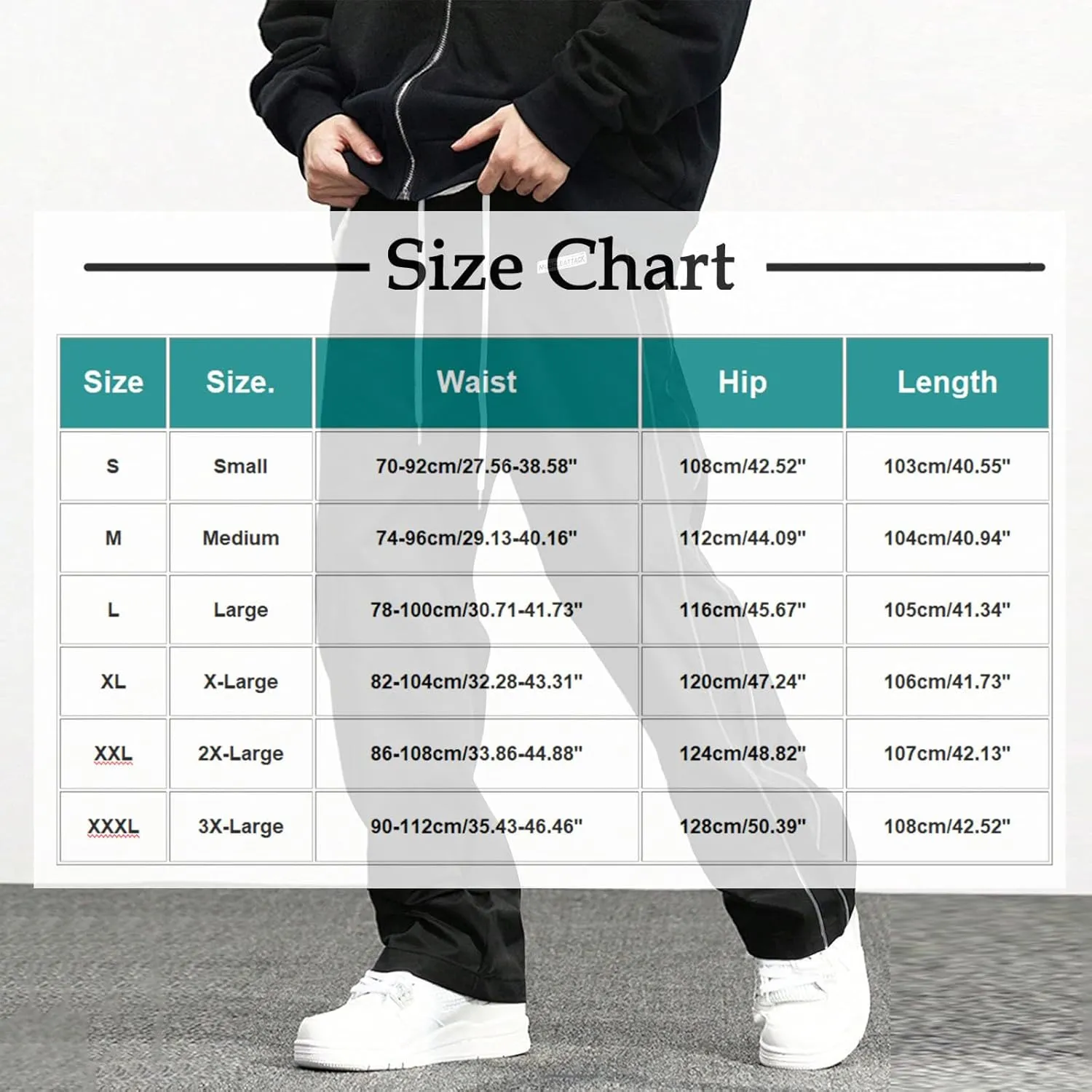 Men's Jogger Pants Fashion Side Striped Elastic Waist Drawstring Baggy Casual Athletic Sweatpant Running Trouser