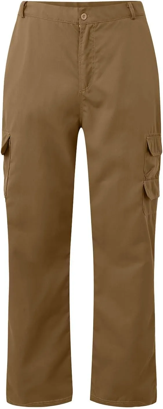 Mens Tactical Hiking Cargo Pants Stretch Ripstop Waterproof Pants Pockets Lightweight Utility Outdoor Apparel