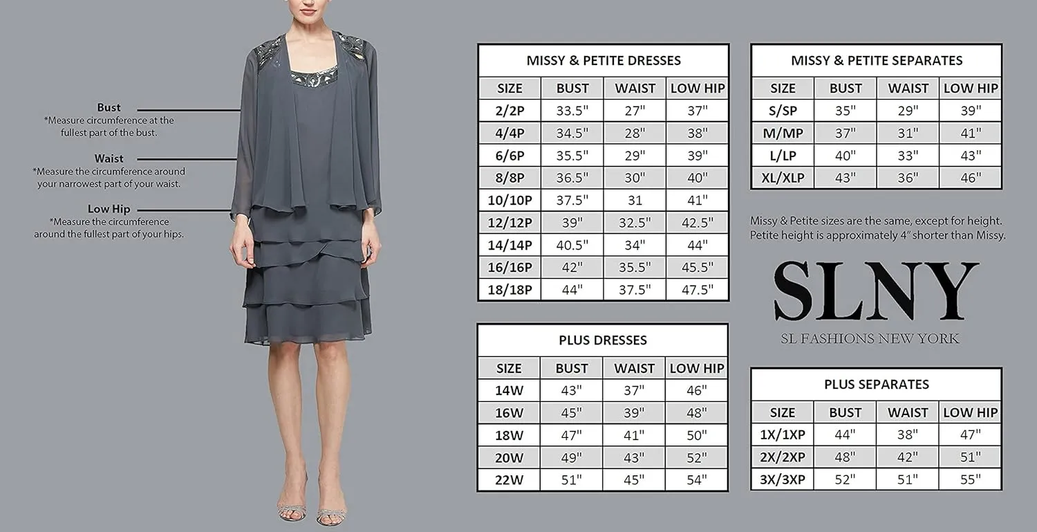 S.L. Fashions Women's Sleeveless Sheath Cape Dress with Chiffon Overlay